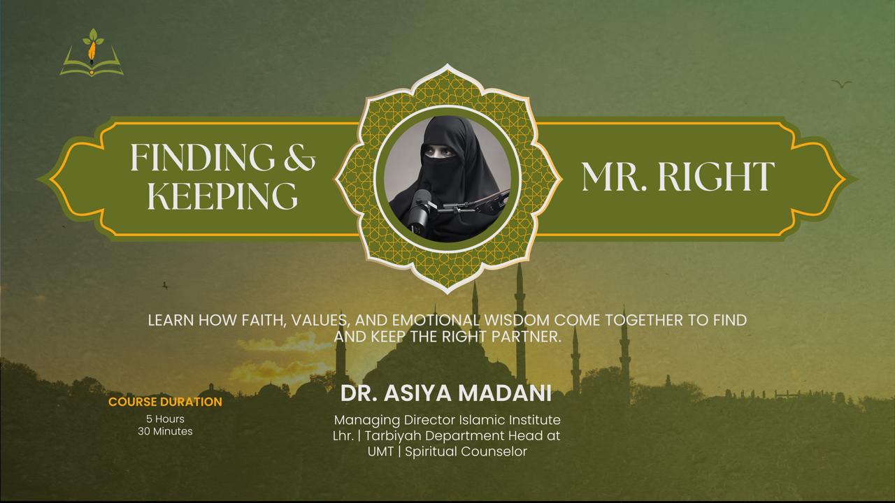 Finding and Keeping Mr. Right